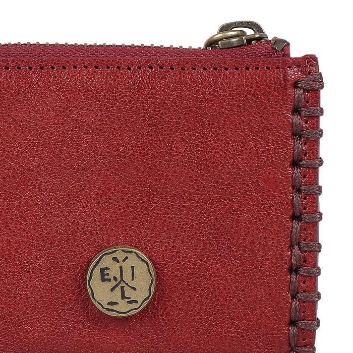 Flourish - W3 Red Leather Card Holder