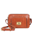 Flourish - W4 Orange Leather Sling Wallet