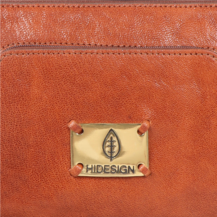 Flourish - W4 Orange Leather Sling Wallet