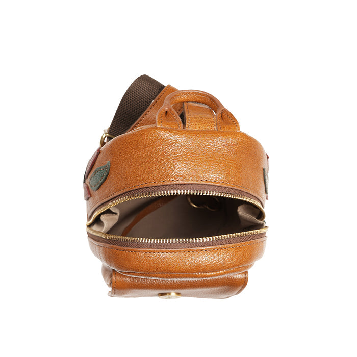 Forest 01 Tan Leather Crossbody