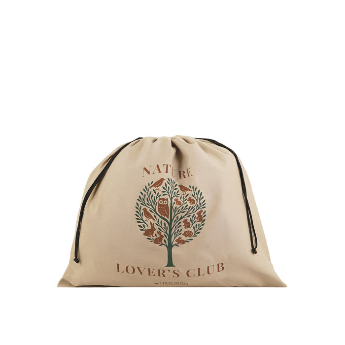 Forest 02 Brown Leather Tote Bag