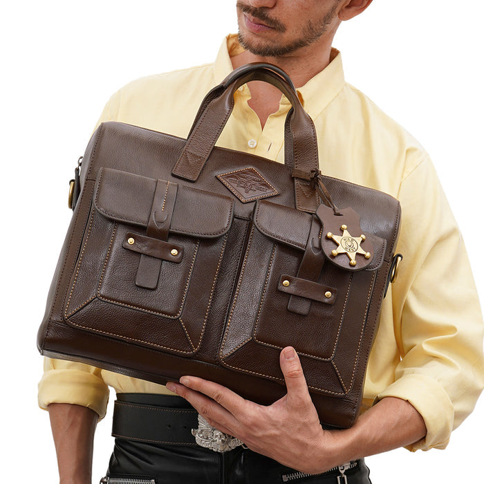 Fort Worth 02 Brown Leather  Crossbody