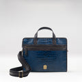 Fort Worth 03 Blue Leather  Briefcase