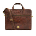 Fort Worth 03 Brown Leather  Briefcase