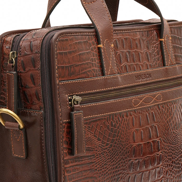 Fort Worth 03 Brown Leather  Briefcase