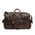 Fort Worth 04 Brown Leather Duffle Bag