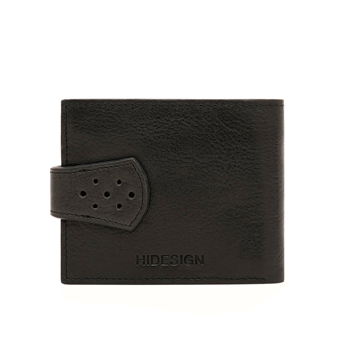Fort Worth W1 Black Leather Bi-Fold Wallet