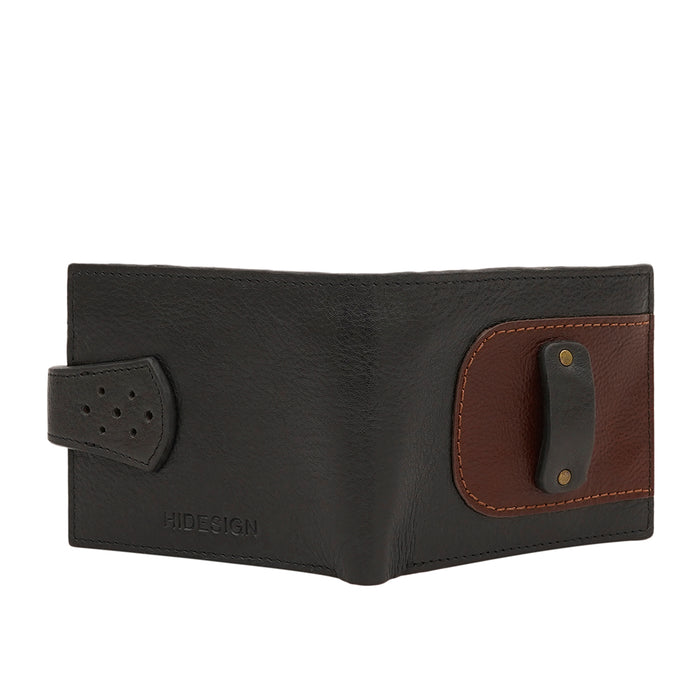 Fort Worth W1 Black Leather Bi-Fold Wallet