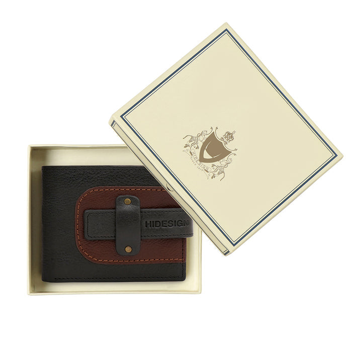 Fort Worth W1 Black Leather Bi-Fold Wallet
