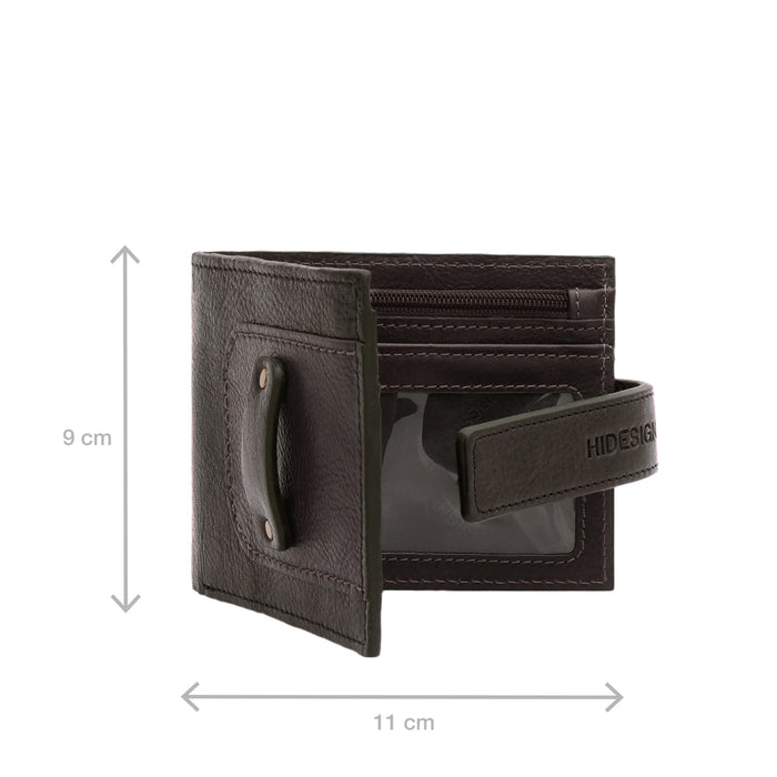 Fort Worth W1 Green Leather Bi-Fold Wallet