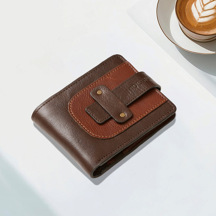 Fort Worth W2 Brown Leather Bi-Fold Wallet