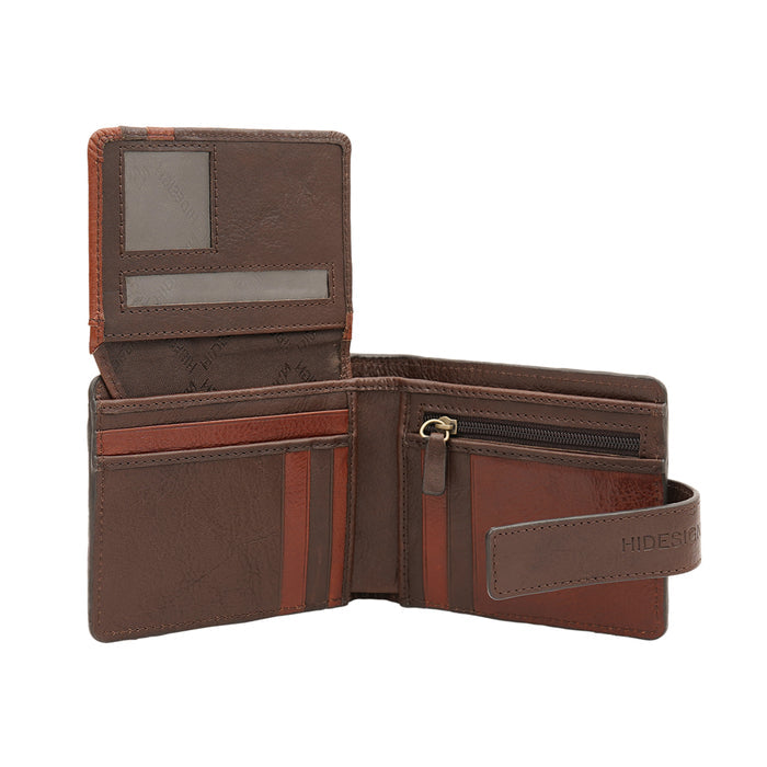 Fort Worth W2 Brown Leather Bi-Fold Wallet