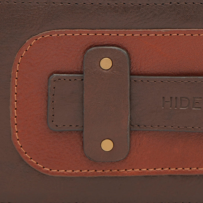 Fort Worth W2 Brown Leather Bi-Fold Wallet