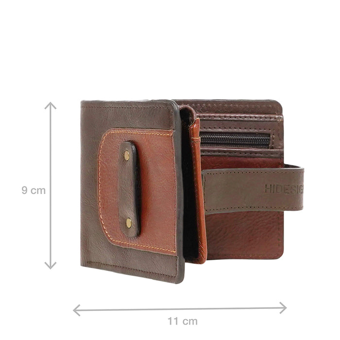 Fort Worth W2 Brown Leather Bi-Fold Wallet