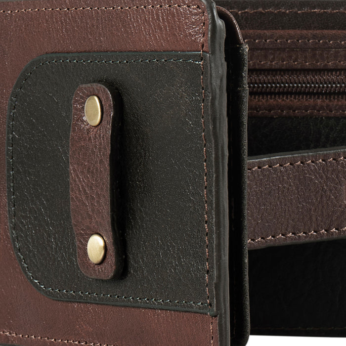 Fort Worth W2 Tan Leather Bi-Fold Wallet