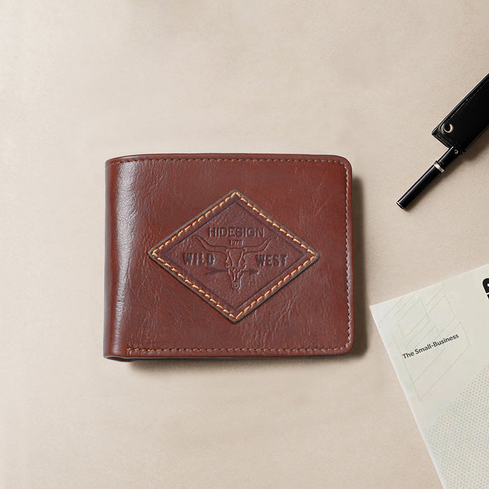 Fort Worth W3 Tan Leather Bi-Fold Wallet