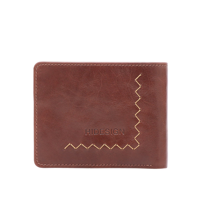 Fort Worth W3 Tan Leather Bi-Fold Wallet