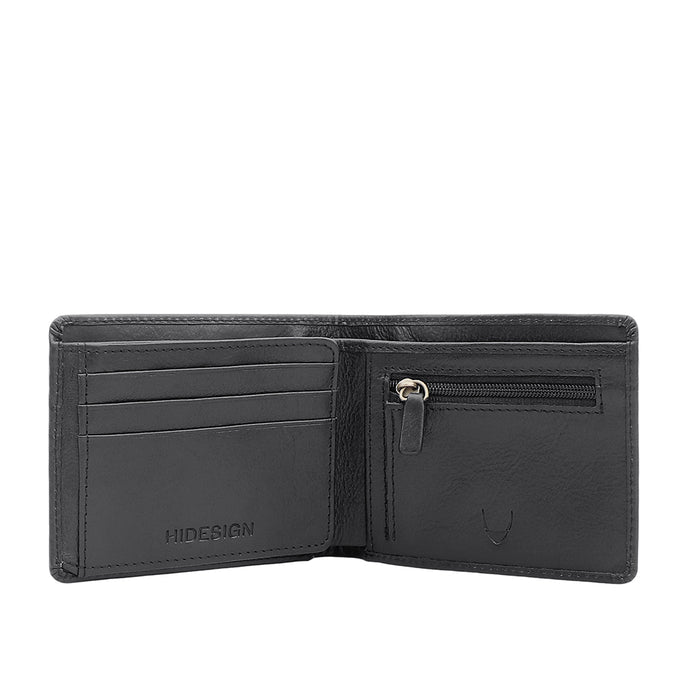 Fort Worth W4 Black Leather Bi-Fold Wallet