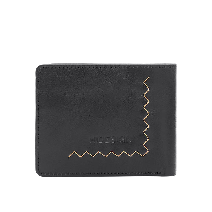 Fort Worth W4 Black Leather Bi-Fold Wallet