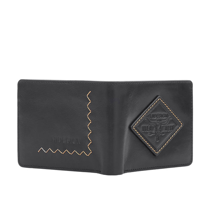 Fort Worth W4 Black Leather Bi-Fold Wallet