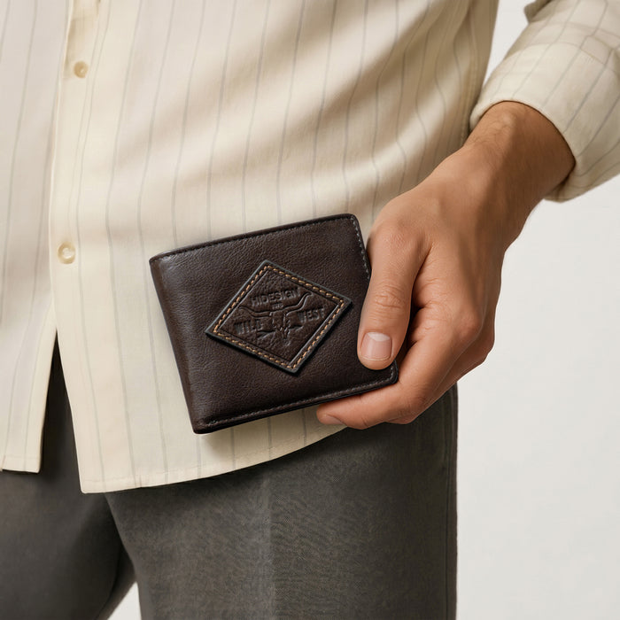 Fort Worth W4 Green Leather Bi-Fold Wallet