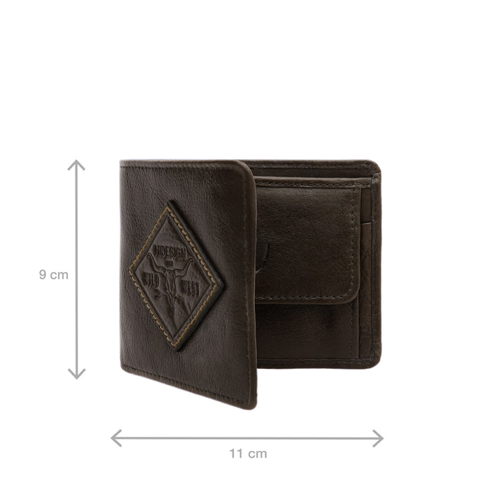 Fort Worth W5 Green Leather Bi-Fold Wallet