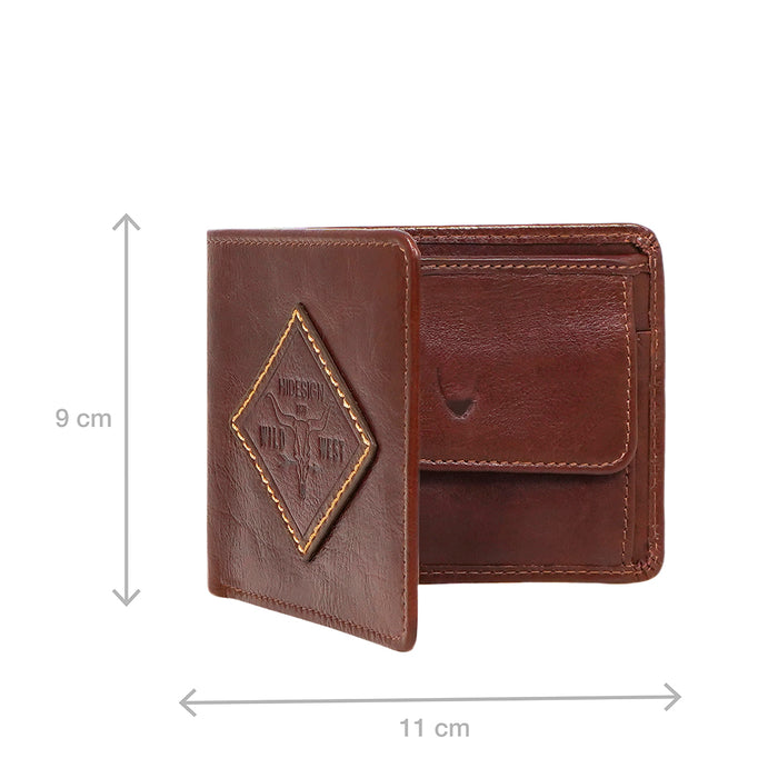 Fort Worth W5 Tan Leather Bi-Fold Wallet