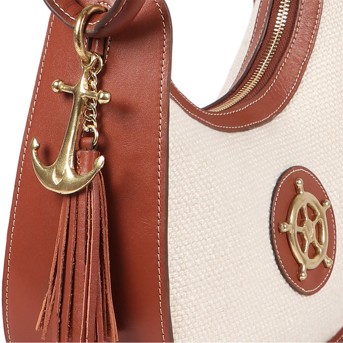 Gabrielle 01 M Leather Shoulder Bag
