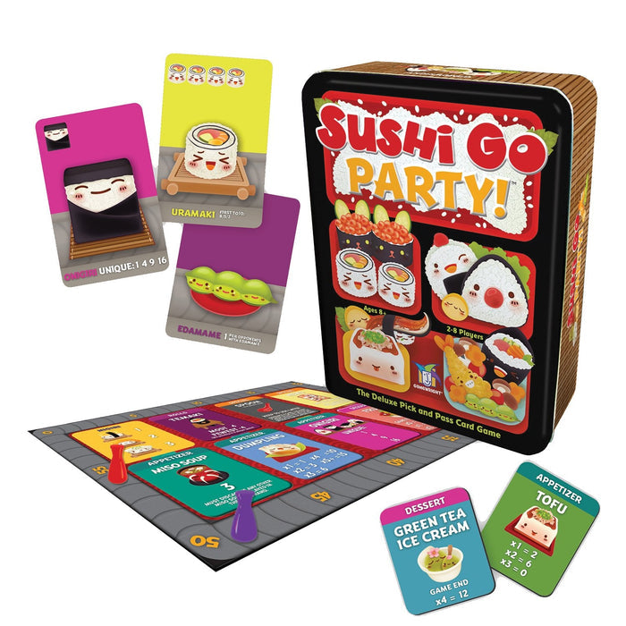 Gamewright - Sushi Go Party Deluxe Tin