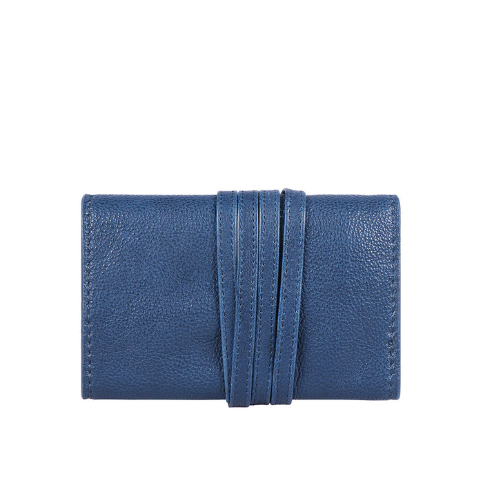 Gandalf Blue Leather Tech Roll Up Pou
