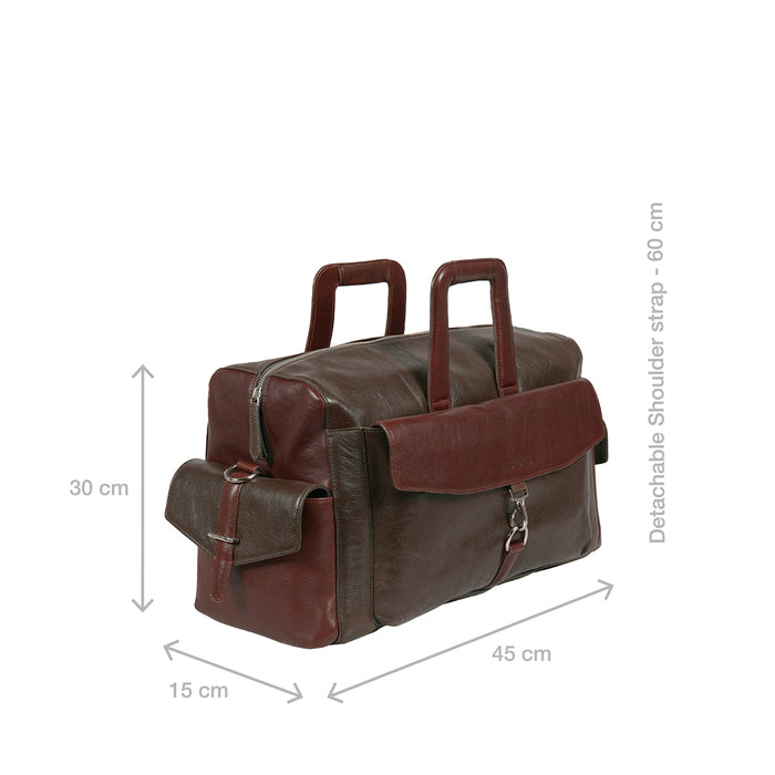 Gangnam 02 Green Leather Duffle Bag