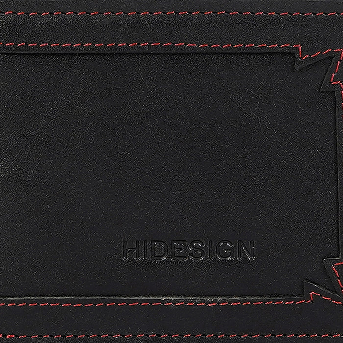 Gangnam W1 Black Leather Bi-Fold Wallet