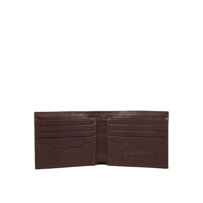 Gangnam W1 Tan Leather Bi-Fold Wallet