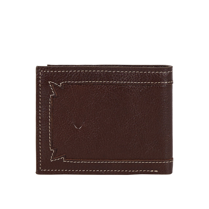 Gangnam W1 Tan Leather Bi-Fold Wallet
