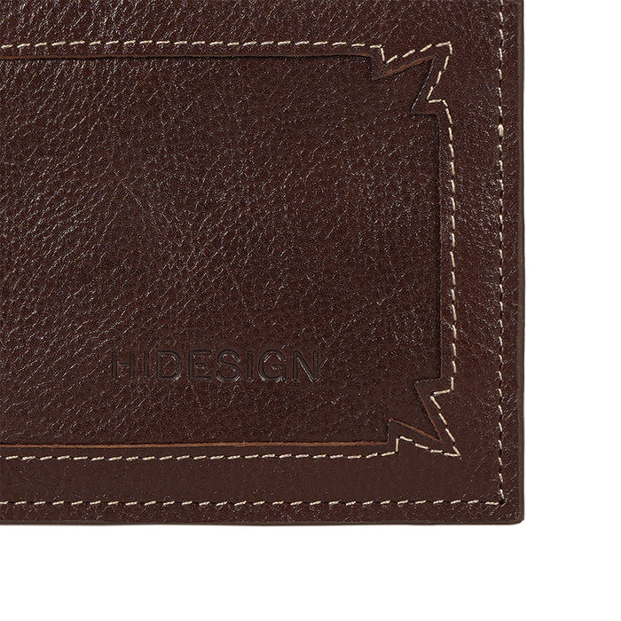 Gangnam W1 Tan Leather Bi-Fold Wallet