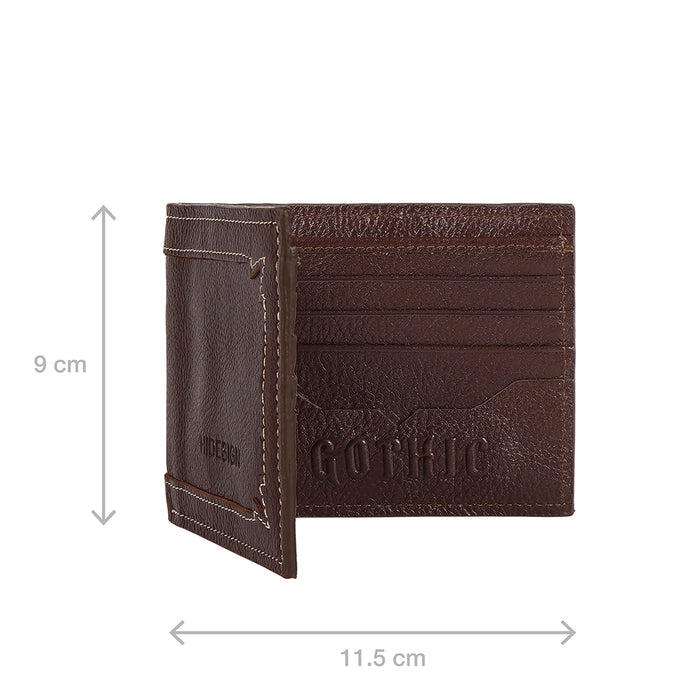 Gangnam W1 Tan Leather Bi-Fold Wallet
