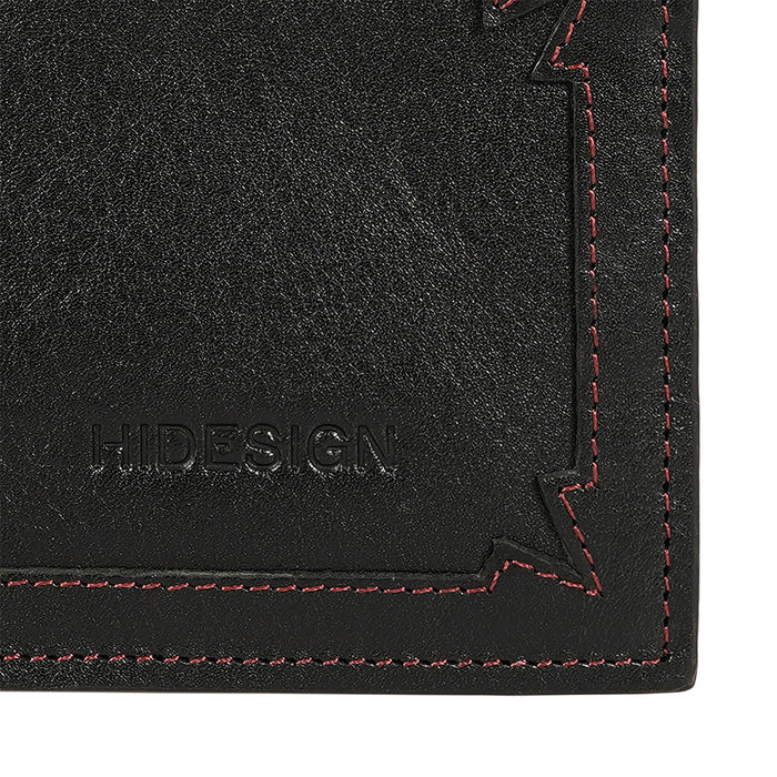 Gangnam W2 Black Leather Bi-Fold Wallet