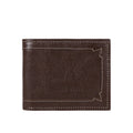 Gangnam W2 Tan Leather Bi-Fold Wallet