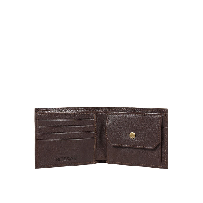 Gangnam W2 Tan Leather Bi-Fold Wallet
