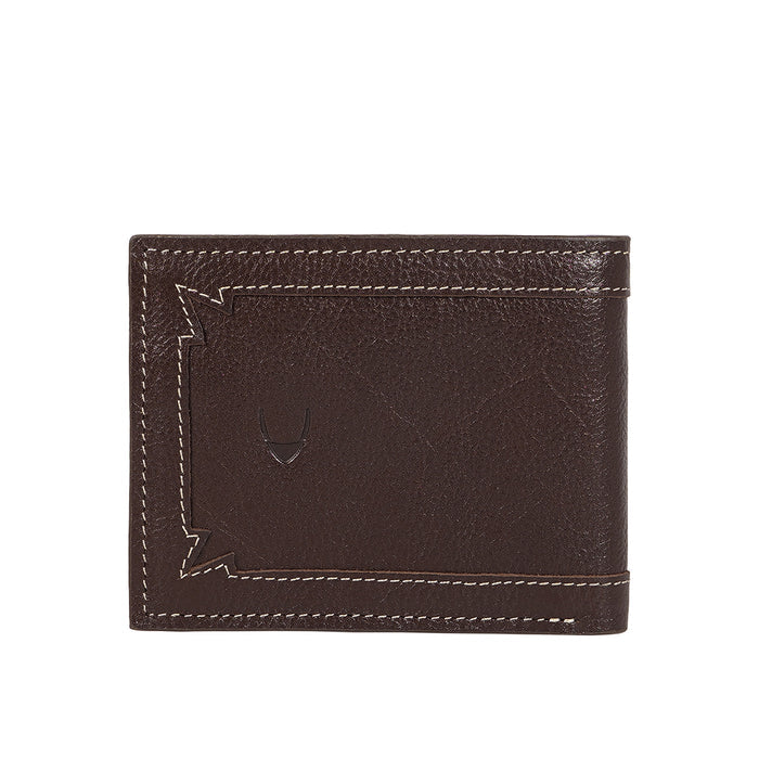 Gangnam W2 Tan Leather Bi-Fold Wallet
