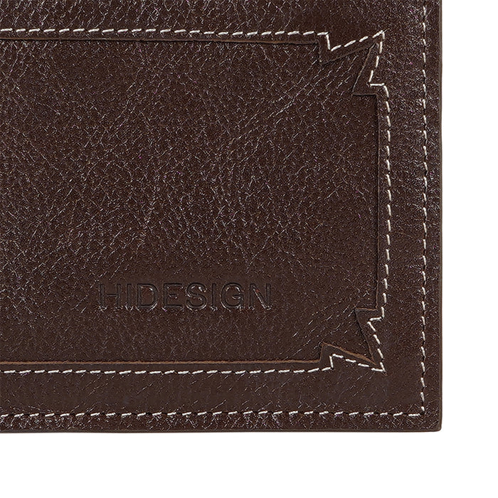 Gangnam W2 Tan Leather Bi-Fold Wallet