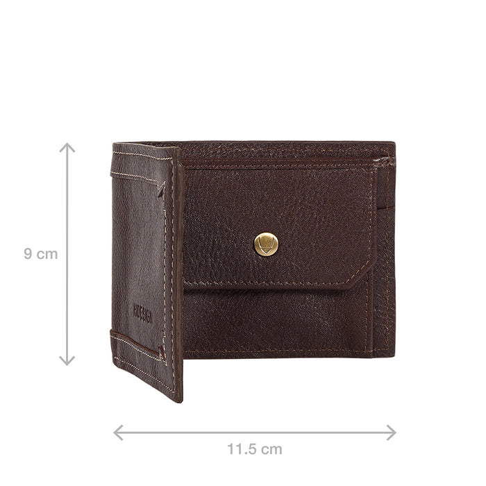 Gangnam W2 Tan Leather Bi-Fold Wallet