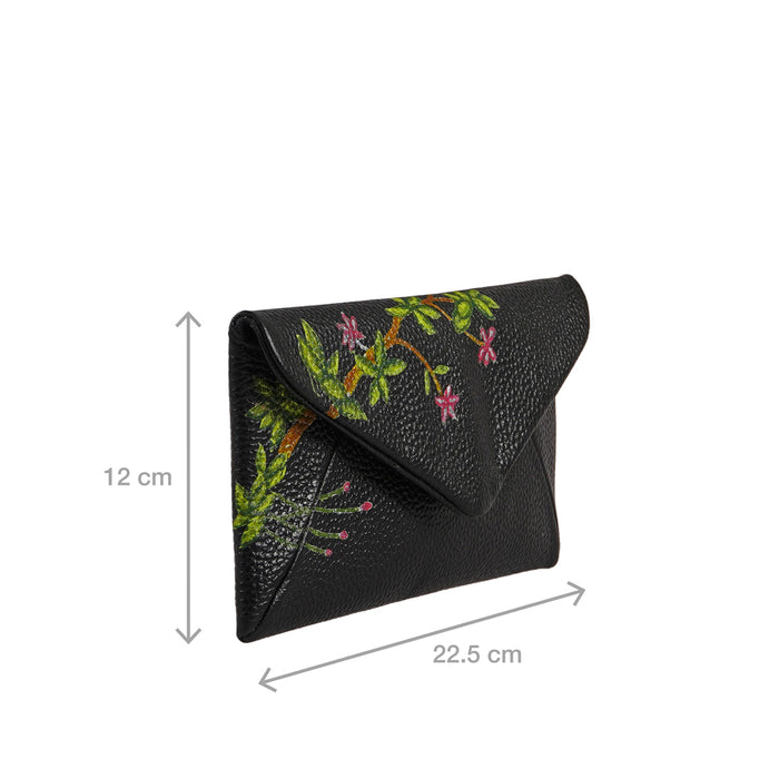 Garden W1 Black Leather Clutch Wallet