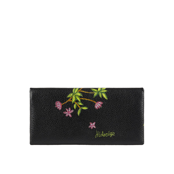 Garden W1 Black Leather Clutch Wallet