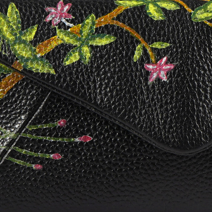 Garden W1 Black Leather Clutch Wallet