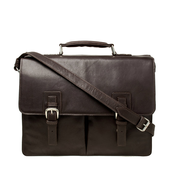 Gareth Brown Leather  Messenger Bag