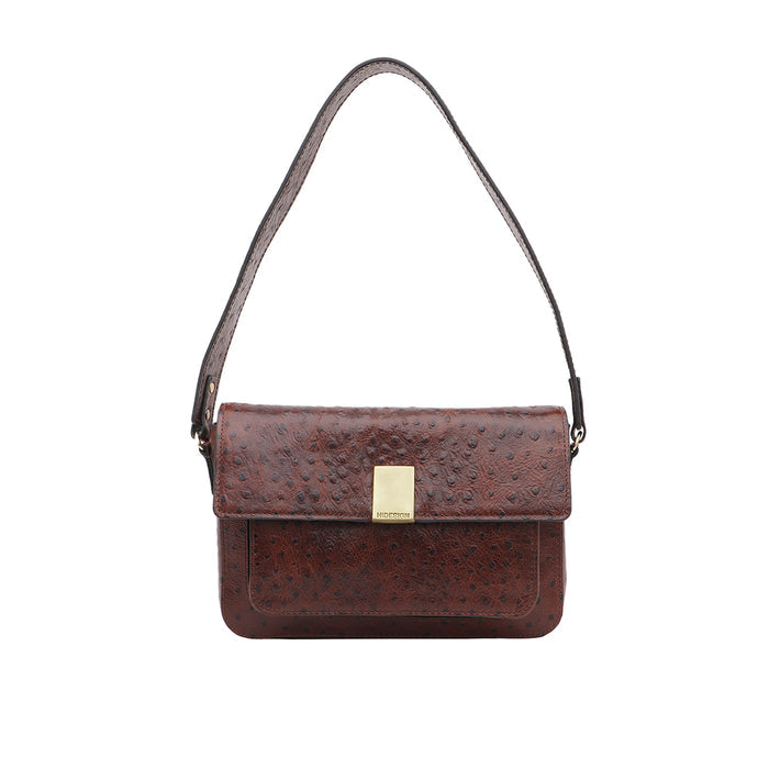 Gatwick-01 Brown Leather Shoulder Bag