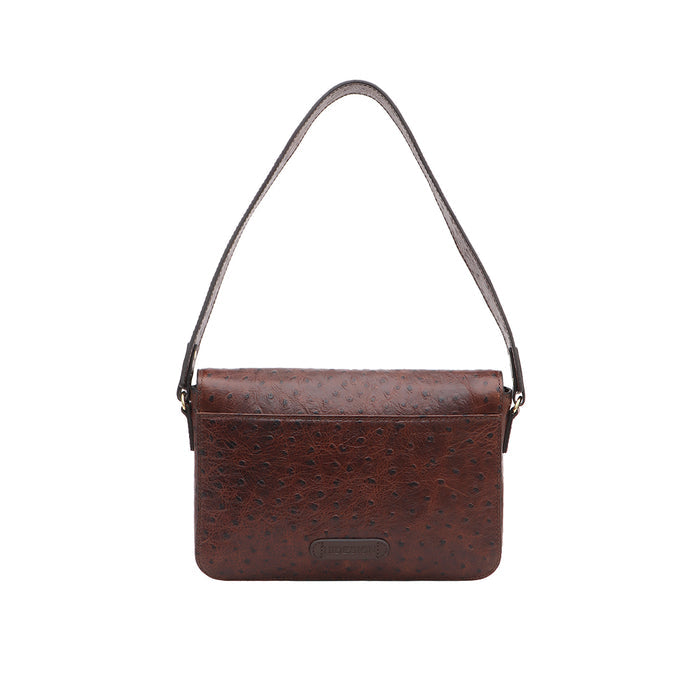 Gatwick-01 Brown Leather Shoulder Bag