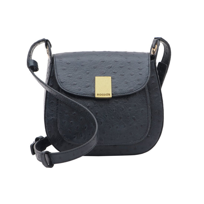 Gatwick-02 Blue Leather Crossbody
