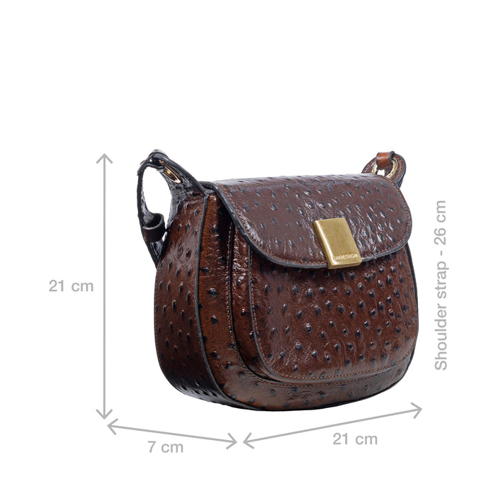 Gatwick-02 Brown Leather Crossbody